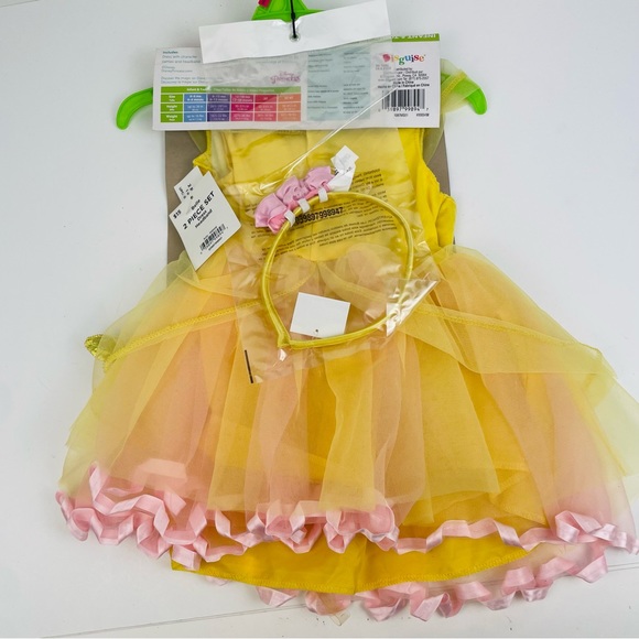 Disney Baby Princess Belle Costume Beauty & The Beast Infant Size 12-18 Months - Picture 4 of 6